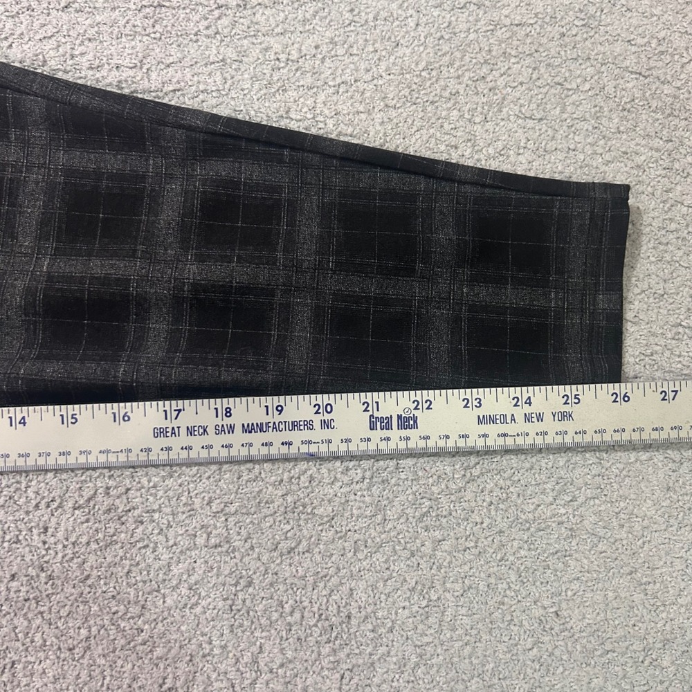 YoungLA Trousers 615 Immortal 32x28 Grey Plaid Streetwear Dark Academia Slim - Picture 9 of 11